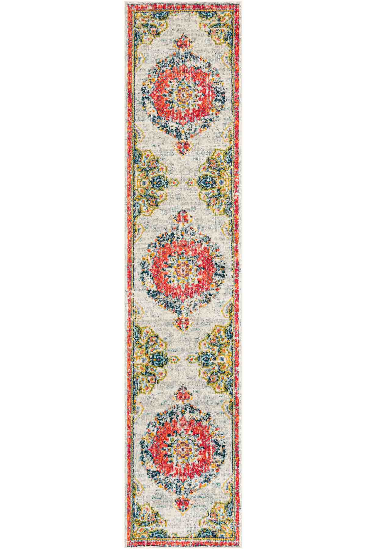 Angorahome Spring Koleksiyonu Dokuma Makine Halısı SP1002 80 x 360 Dikdörtgen - 6