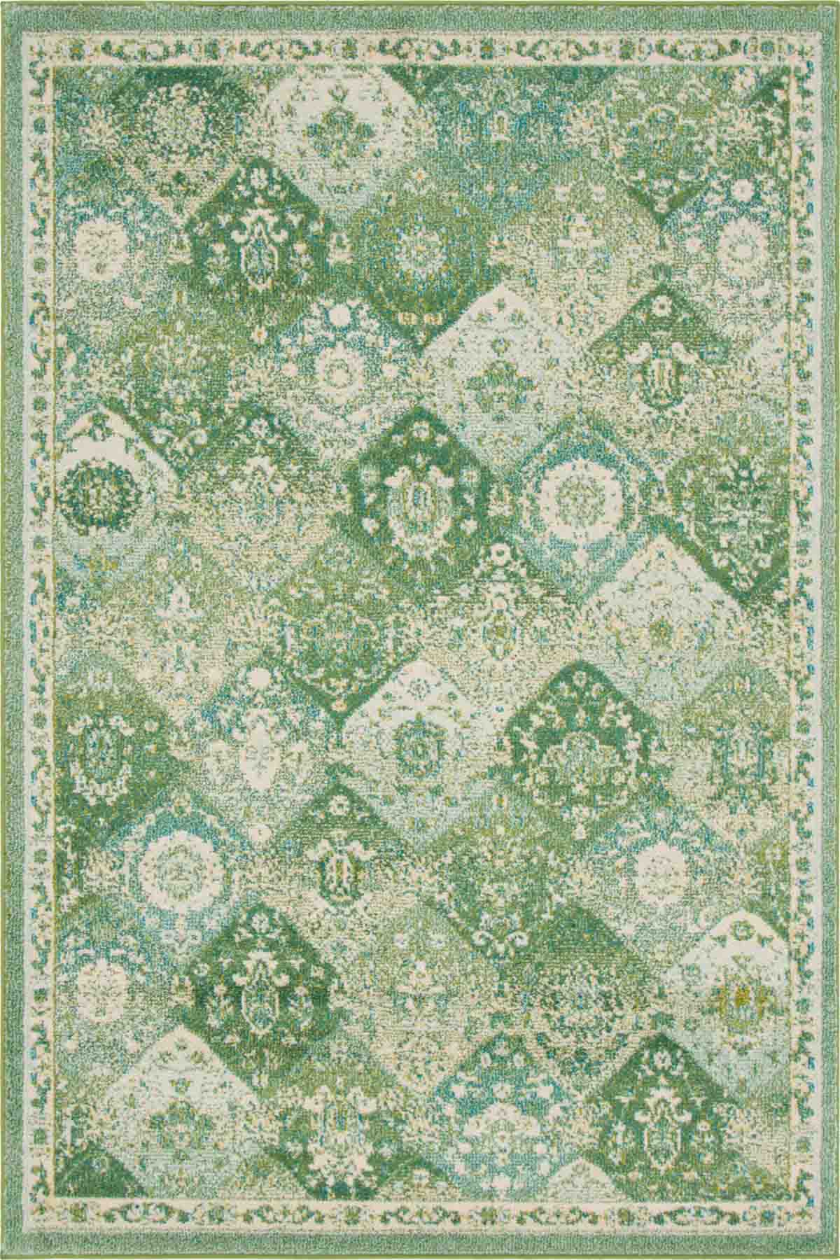 Angorahome Spring Koleksiyonu Dokuma Makine Halısı SP1003 100 x 160 Dikdörtgen - 6