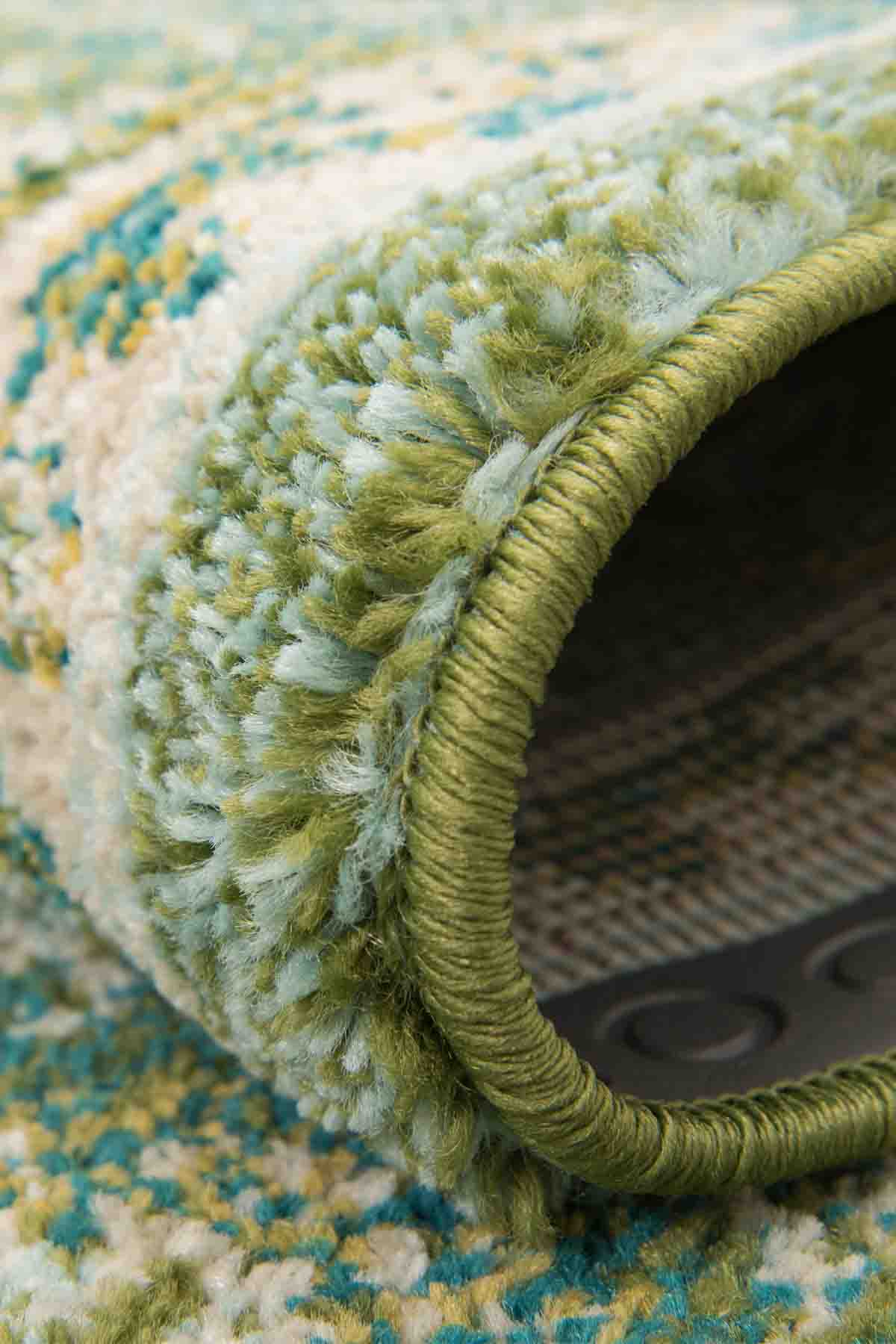 Angorahome Spring Koleksiyonu Dokuma Makine Halısı SP1003 160 x 160 Yuvarlak - 3