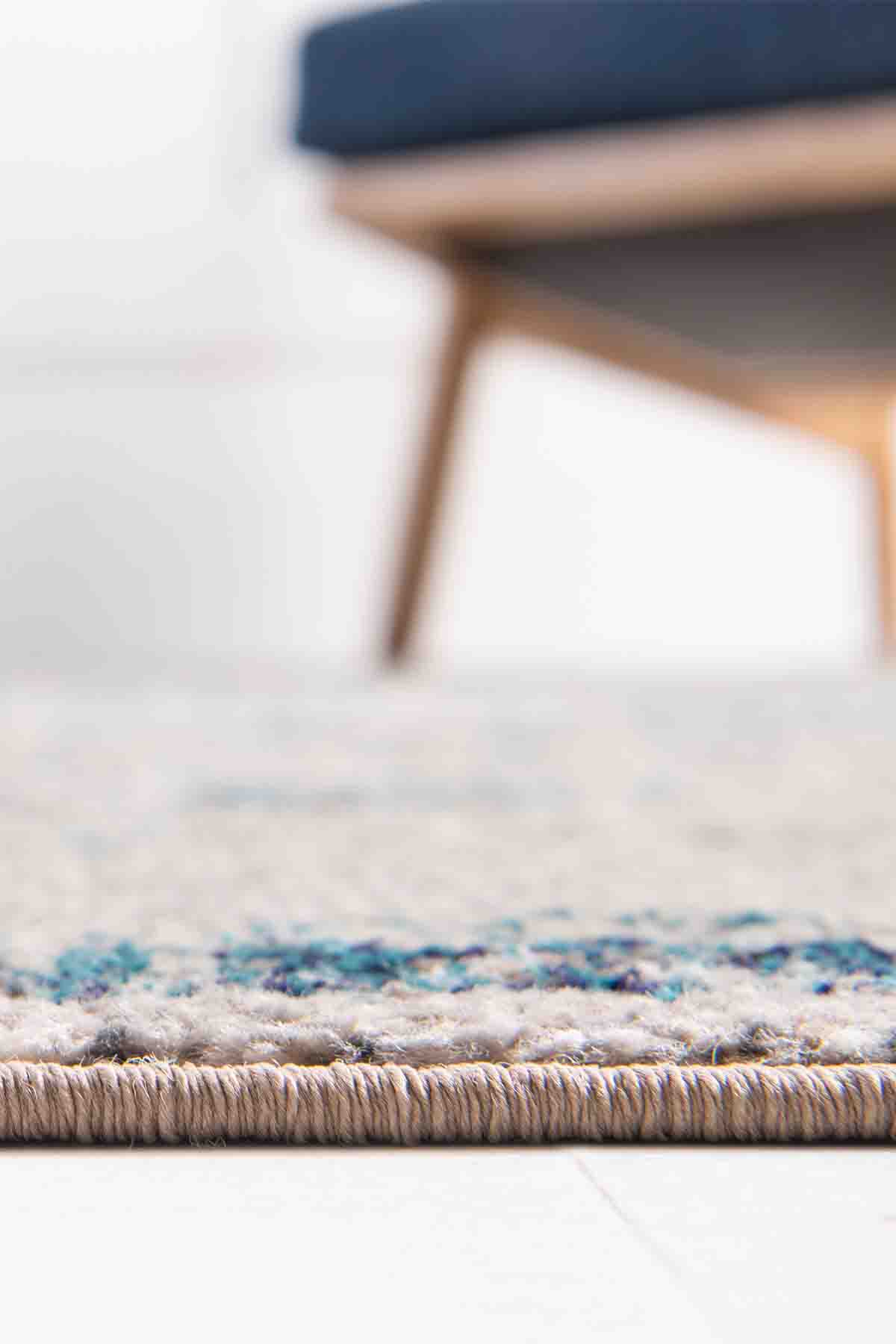 Angorahome Spring Koleksiyonu Dokuma Makine Halısı SP1004 160 x 160 Yuvarlak - 2