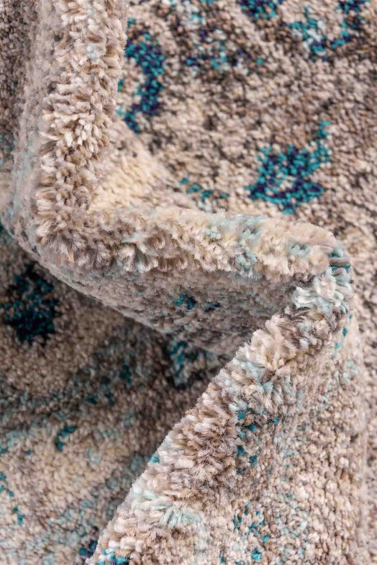 Angorahome Spring Koleksiyonu Dokuma Makine Halısı SP1004 160 x 160 Yuvarlak - 5