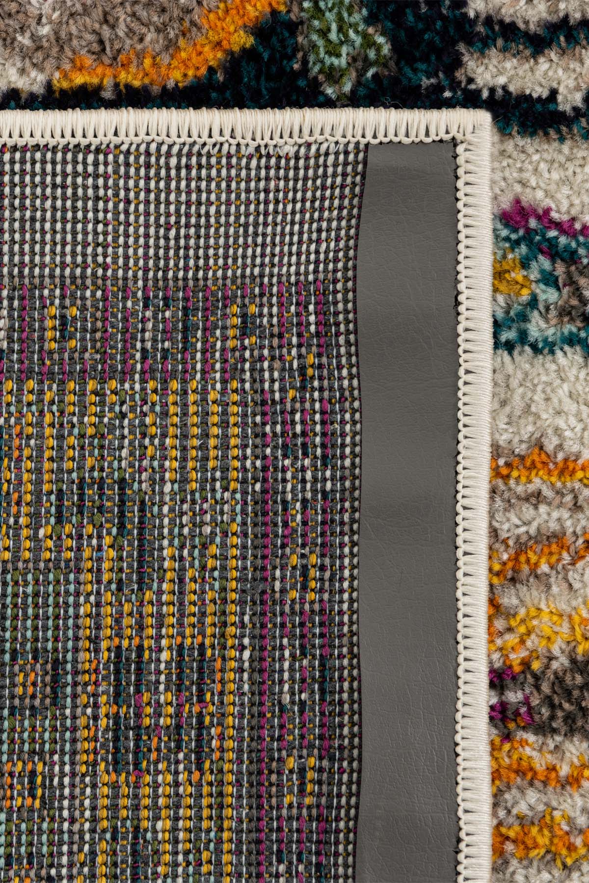 Angorahome Spring Koleksiyonu Dokuma Makine Halısı SP1005 120 x 120 Yuvarlak - 7