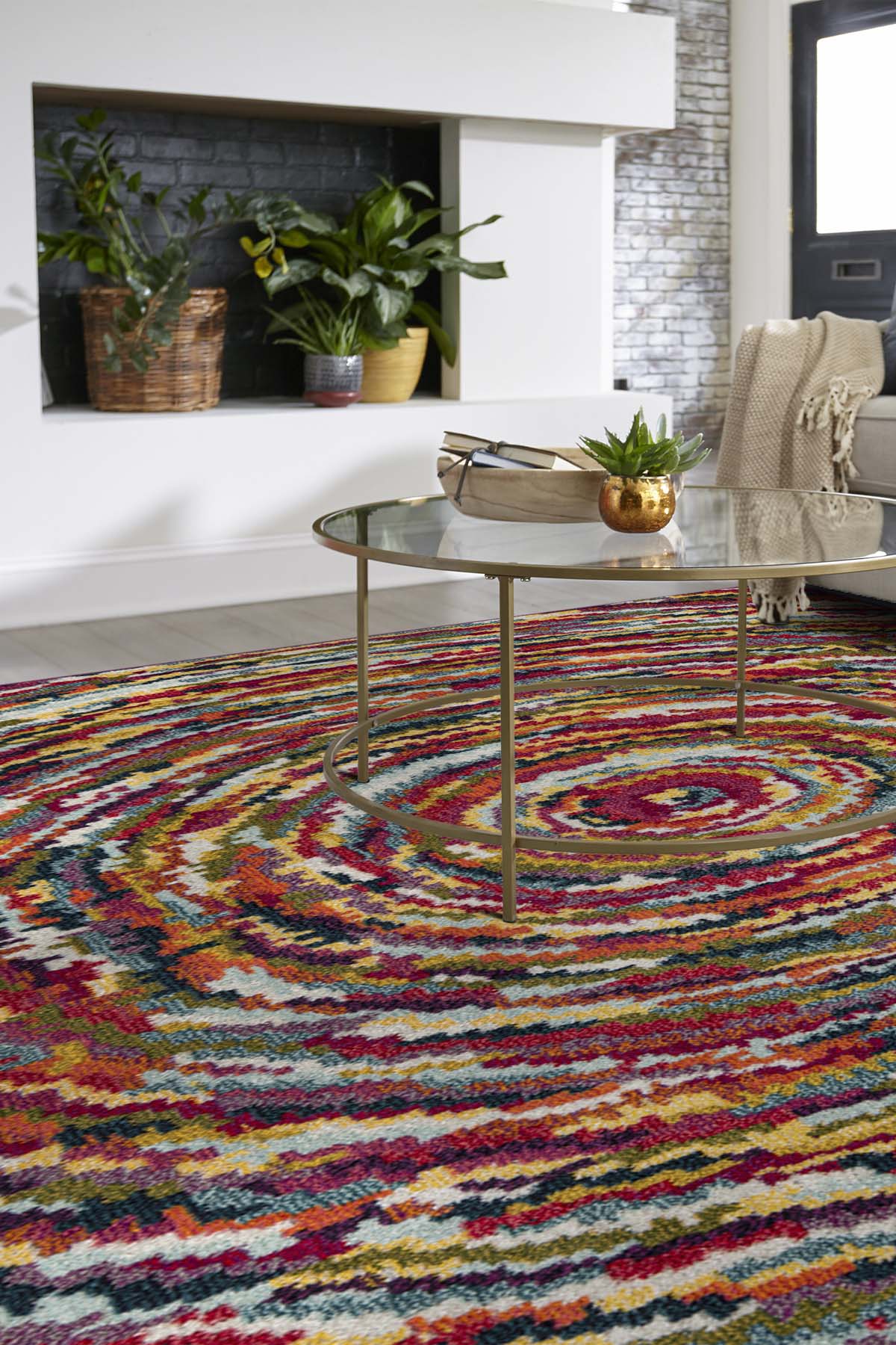 Angorahome Spring Koleksiyonu Dokuma Makine Halısı SP1006 100 x 160 Dikdörtgen - 3