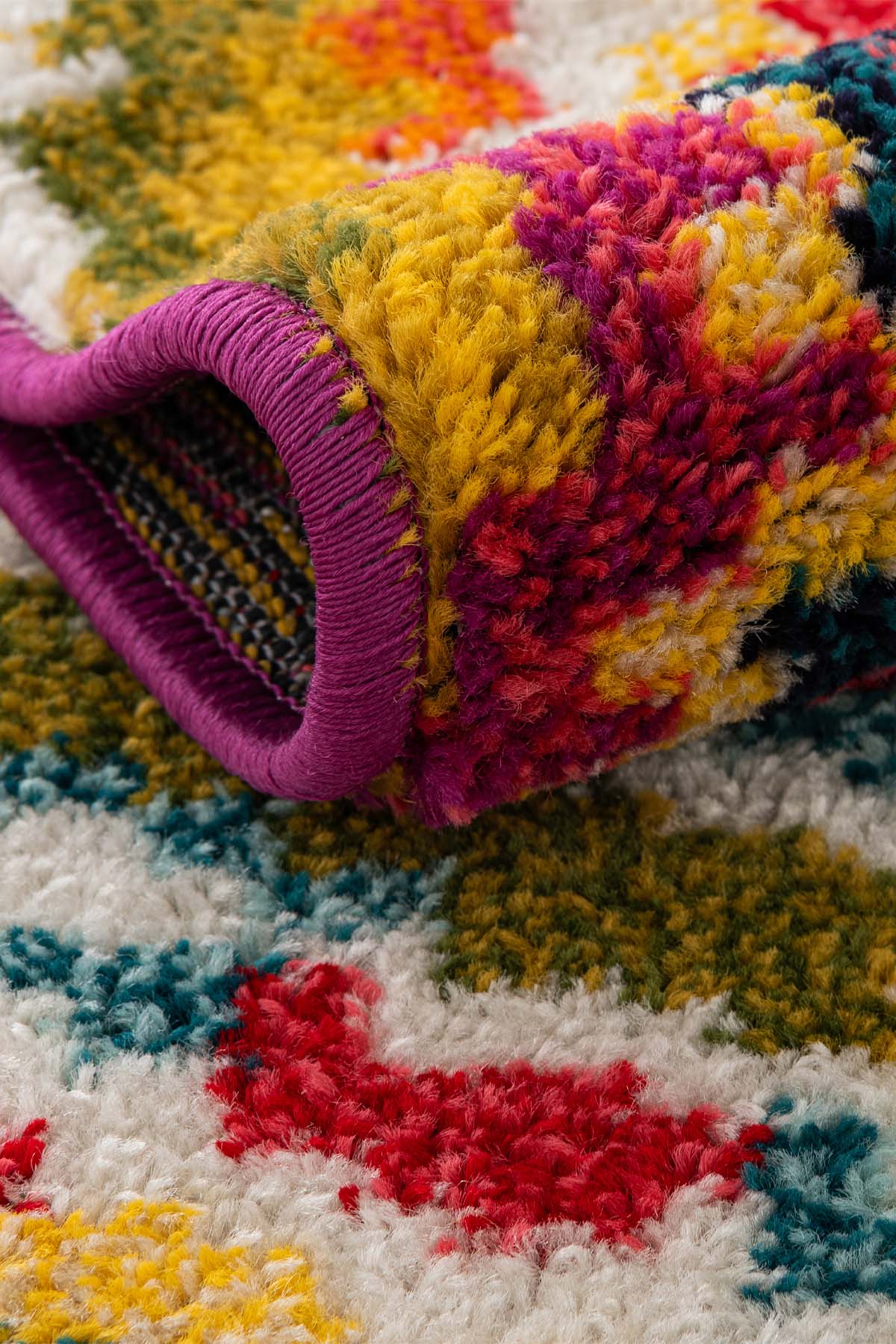 Angorahome Spring Koleksiyonu Dokuma Makine Halısı SP1006 100 x 160 Dikdörtgen - 6