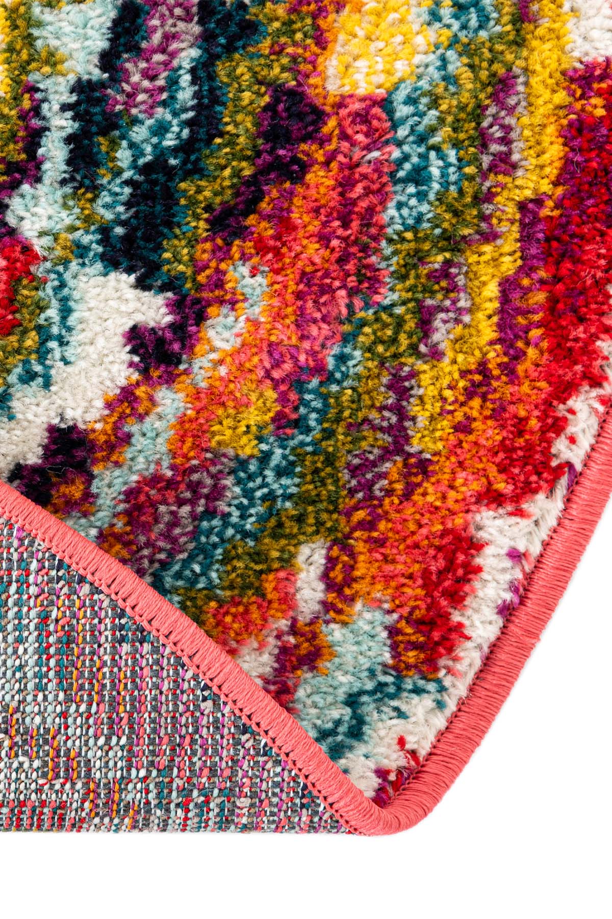 Angorahome Spring Koleksiyonu Dokuma Makine Halısı SP1006 120 x 120 Yuvarlak - 7