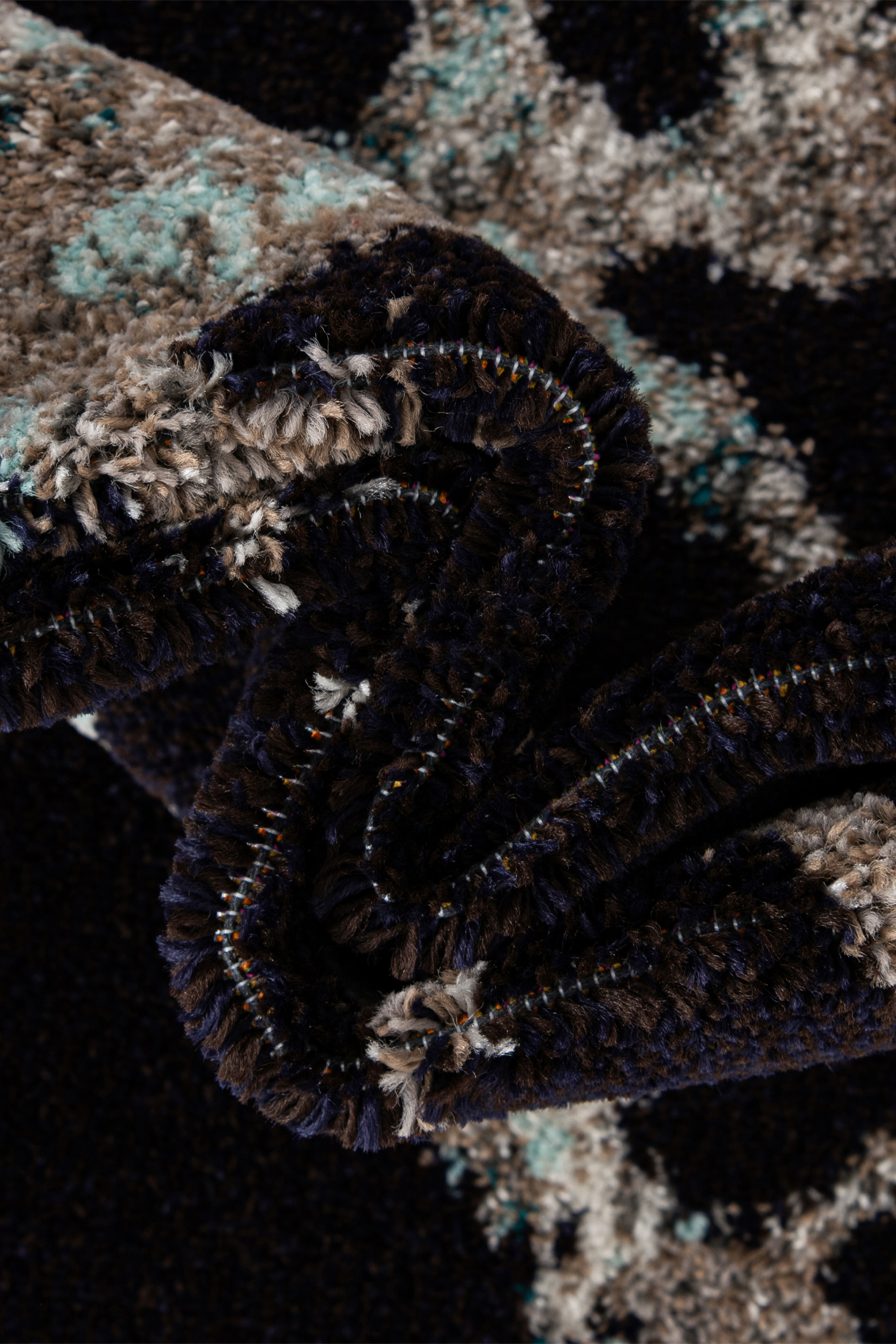 Angorahome Spring Koleksiyonu Dokuma Makine Halısı SP1007 120 x 120 Yuvarlak - 8