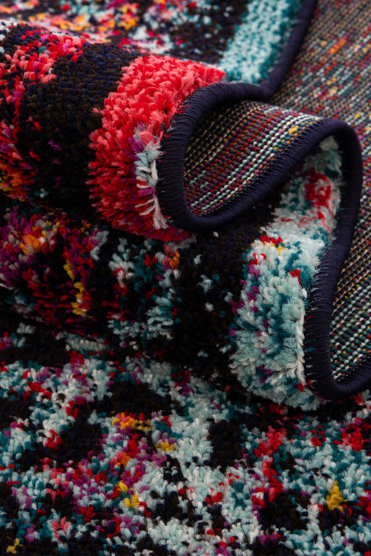 Angorahome Spring Koleksiyonu Dokuma Makine Halısı SP1008 120 x 120 Yuvarlak - 6