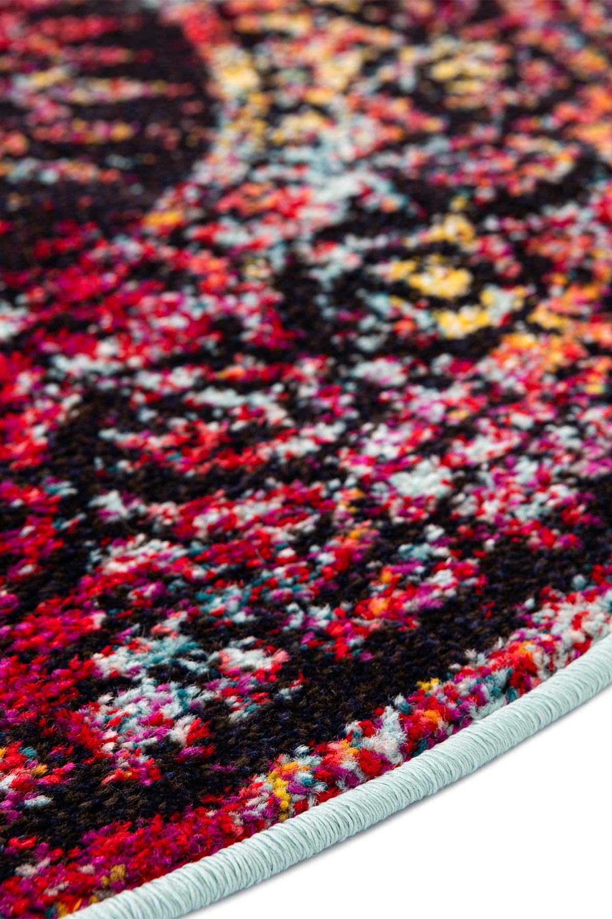 Angorahome Spring Koleksiyonu Dokuma Makine Halısı SP1008 120 x 120 Yuvarlak - 9