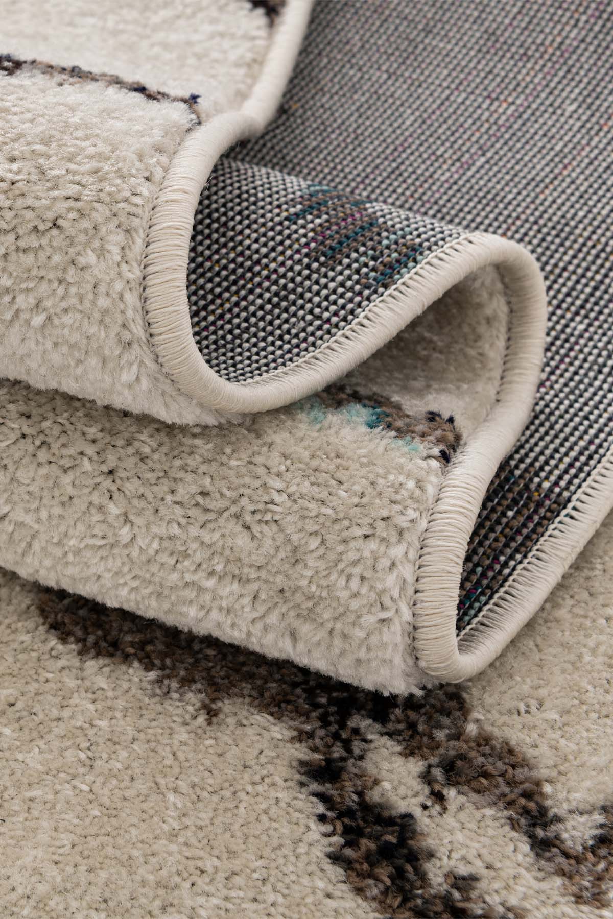 Angorahome Spring Koleksiyonu Dokuma Makine Halısı SP1009 120 x 120 Yuvarlak - 6