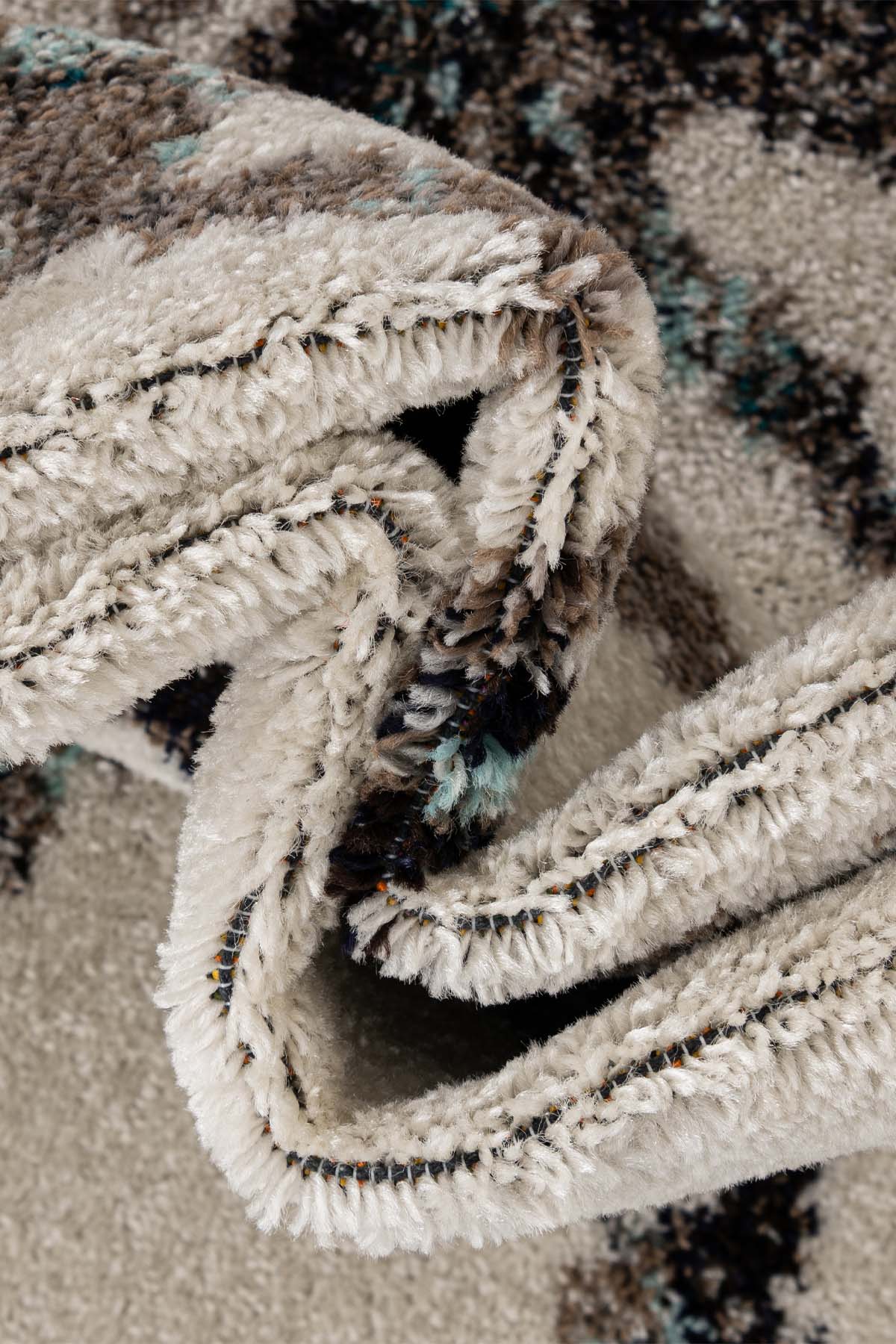 Angorahome Spring Koleksiyonu Dokuma Makine Halısı SP1009 120 x 120 Yuvarlak - 8