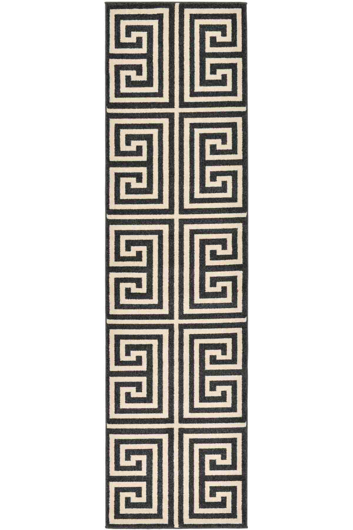 Angorahome Tria Koleksiyonu Dokuma Makine Halısı TA1002 80 x 300 Dikdörtgen - 6