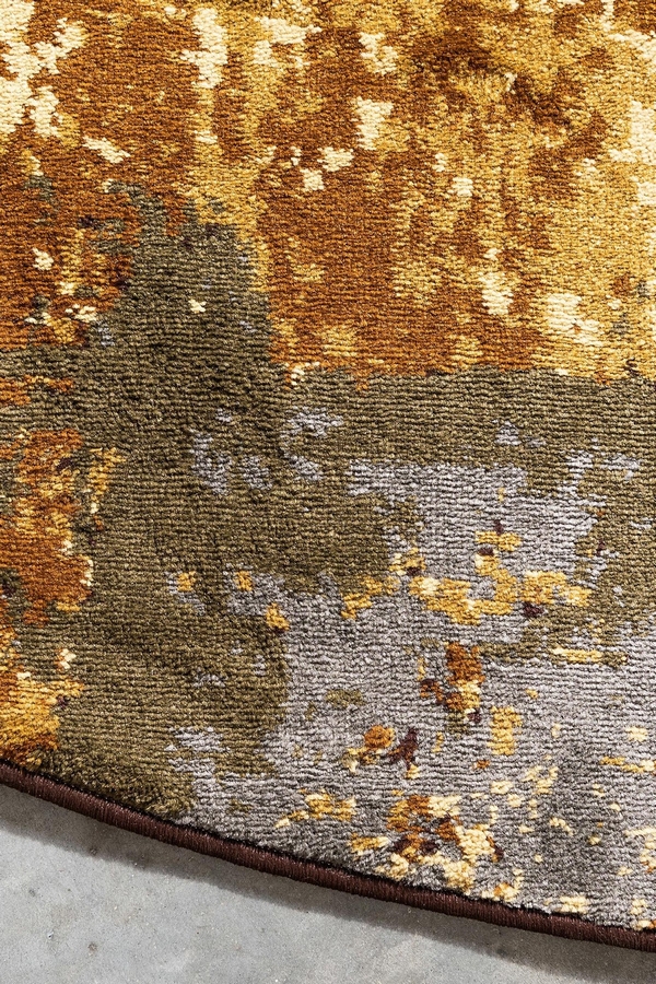 Angorahome Village Makine Halısı 1774A 125 x 125 Yuvarlak - 6