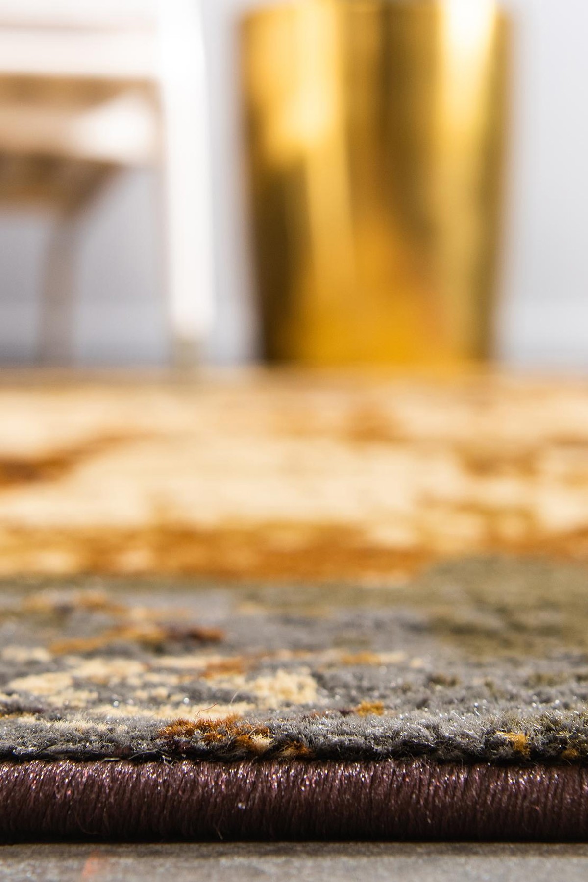 Angorahome Village Makine Halısı 1774A 95 x 95 Yuvarlak - 2