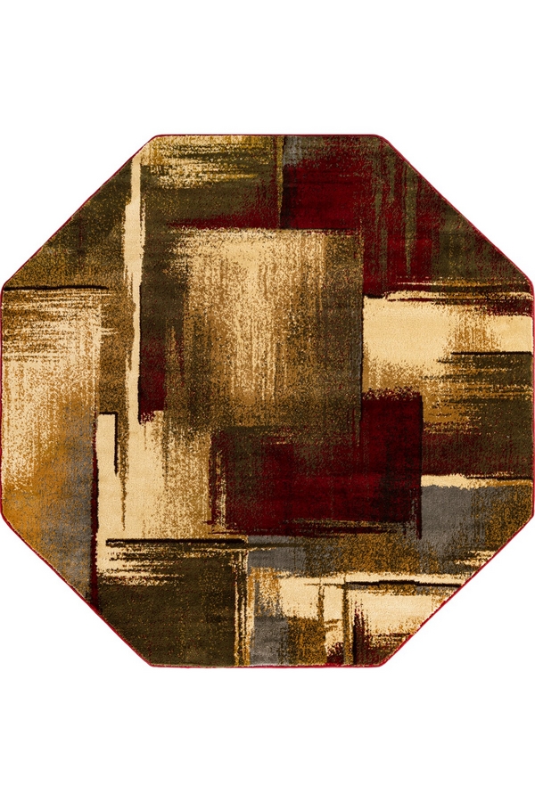 Angorahome Village Makine Halısı 1776A 185 x 185 Sekizgen - 8